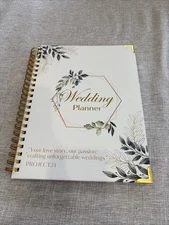 Wedding Planner and Organizer Book Engagement Gift Hardcover for Couples Brides