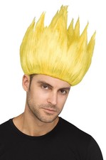 Brand New Anime Cartoon Wig Dragon Ball Z Inspired Yellow