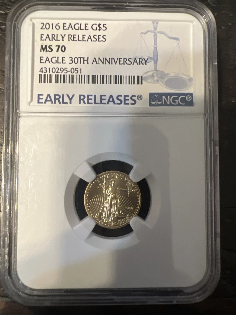 American Eagle MS 70 Graded 2016 Gold Bullion Coins for sale | eBay