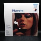Signed NEW SEALED Taylor Swift Midnights Moonstone Blue Vinyl Autograph Insert