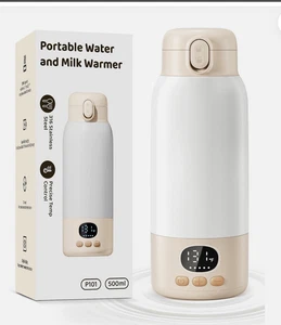 Portable Bottle Warmer For Travel 17oz Fast Heating Milk / Water Water