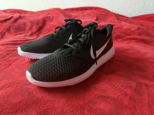 Scarpe da golf Nike Roshe G da donna taglia 10 nere senza punte CD6066-001 NUOVE - Foto 4 di 9