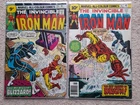 Invincible Iron Man 86 & 87 Marvel Comics 1976 Vintage Bronze Age Bundle Job Lot