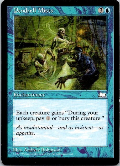 MTG Magic The Gathering Pendrell Mists Weatherlight Played See Scan