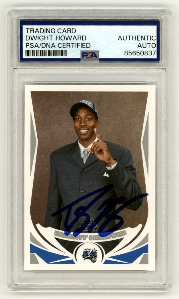 Topps Dwight Howard Basketball Autographed Sports Trading Cards 
