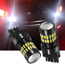 For Chevrolet 6000K White 3157 3156 LED Reverse Bulb Backup Signal Light 2PCS