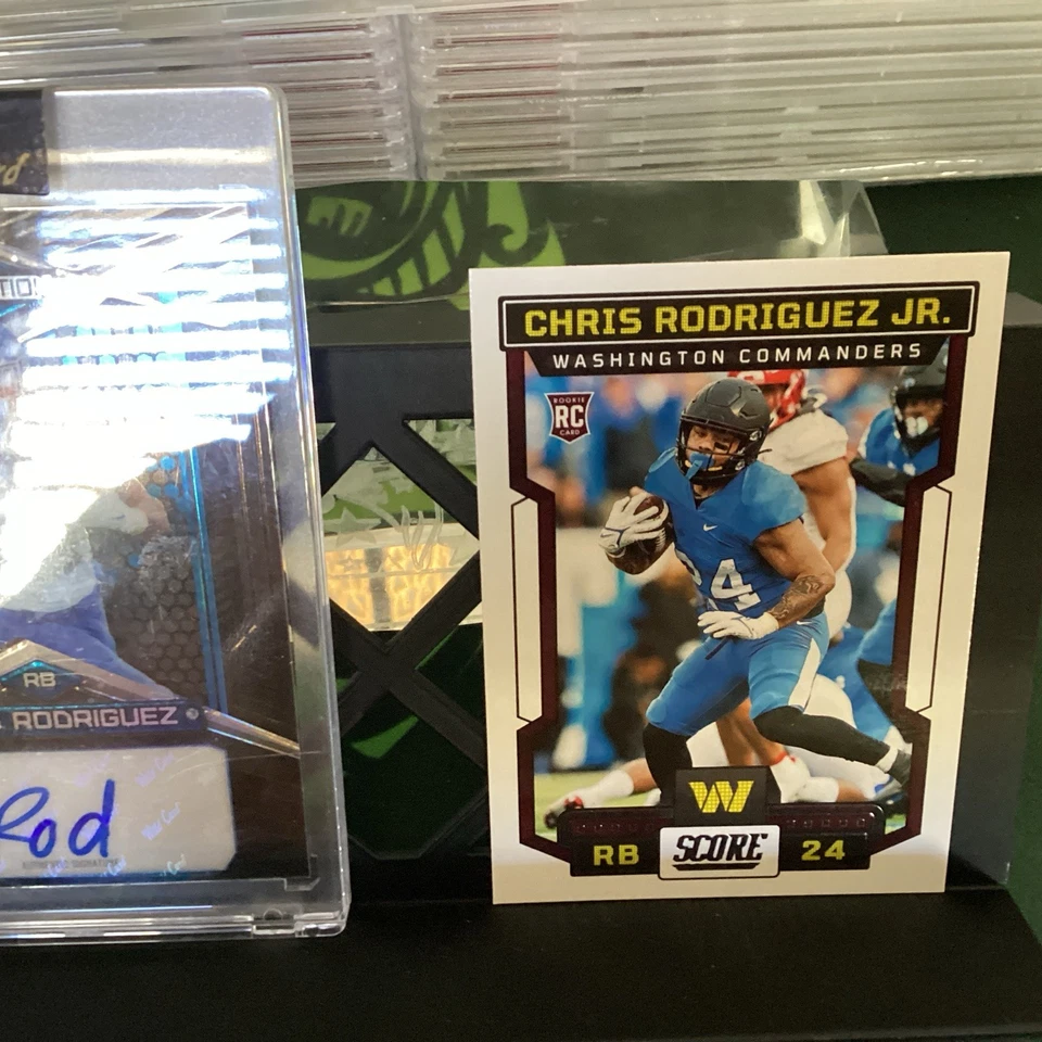 2023 Wild Card Alumination Black Chris Rodriguez Autograph SSP /25. Bonus RC add - Image 3 of 4