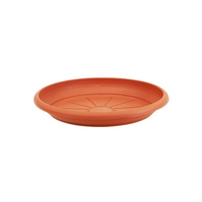 Eleganter Blumentopf-Untersetzer mit mediterranem Design aus Kunststoff