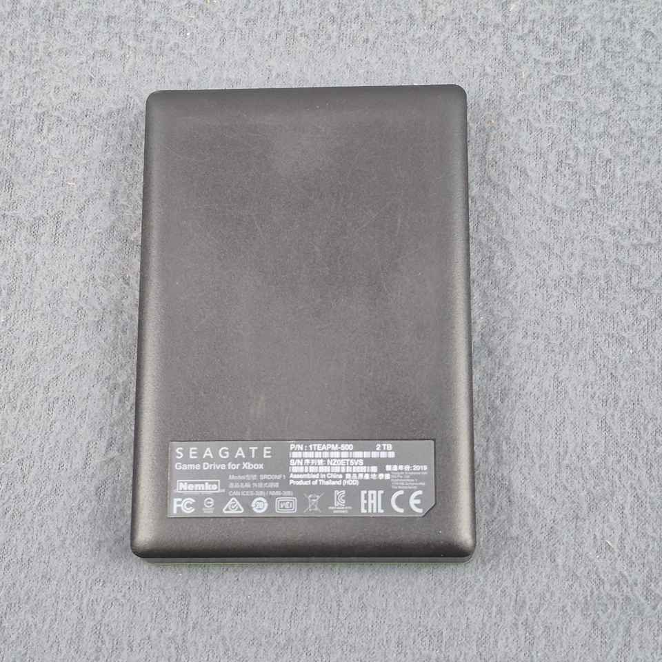 Seagate 2TB External Game Drive for Xbox Replacement Cord Green - Image 4 of 4
