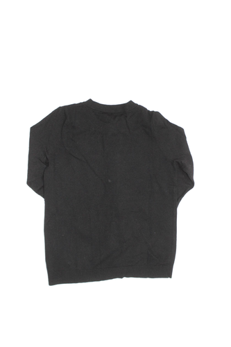 Milly Minis Girls Long Sleeves Button Down Cardigan Sweater Black Size 14 - Picture 2 of 5