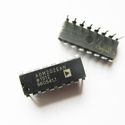 5pcs ADM202EAN DIP-16 ESD-PROTECTED RS-232 LINE DRIVERS/RECEIVERS #nm
