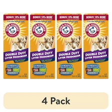 (4 Pack)  Cat Litter Deodorizer Double Duty, 33 Oz
