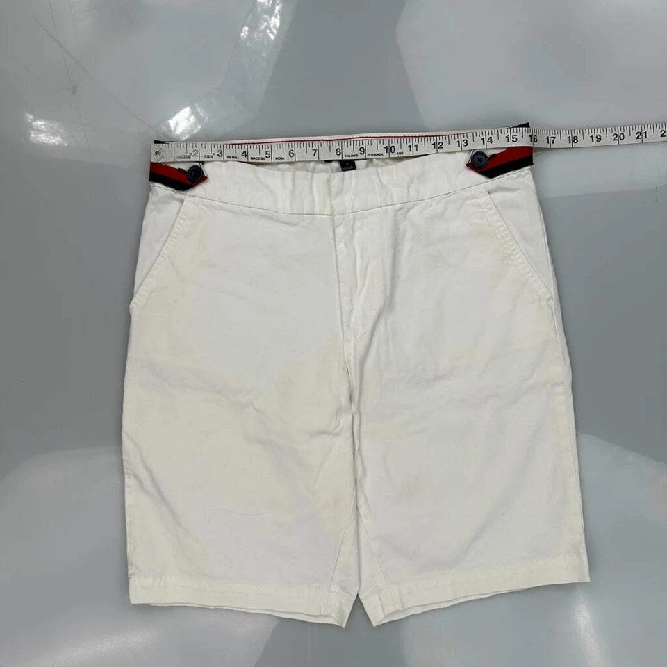 Tommy Hilfiger Chino Shorts - 31W UK 12 White Cotton - Image 3 of 4