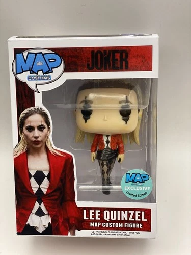 MAP Customs Joker Lee Quinzel Custom Figure Pop Vinyl Limited Lady Gaga Joaquin