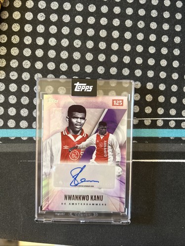 Topps Ajax 125th Anniversary Set 2025 Nwankwo Kanu Autograph/25