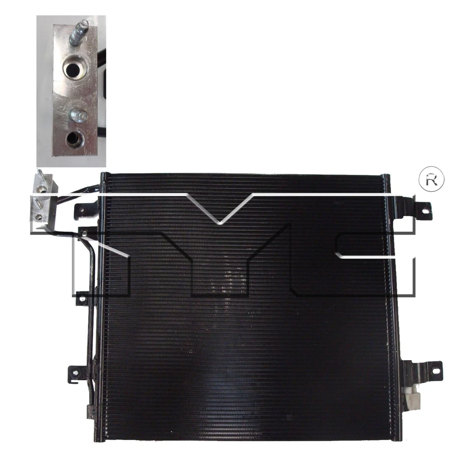 Condensador de CA para Jeep Wrangler 12-18 3,6 L 5 mm (PFC) Foto 2 de 2