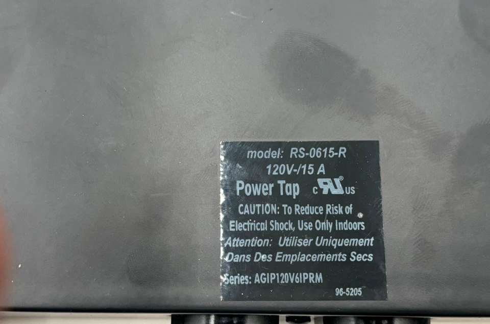 Tripp Lite RS-0615-R Rack-Mount Network Server Power Strip 120V - Image 3 of 4