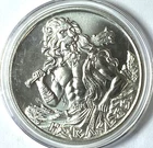 Heracles Intaglio Mint Greek Mythology One Ounce .999 Fine Silver 38mm