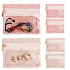 1-3Pcs Travel Jewelry Bag in Bag Storage Pouch Organizer Case Rectangular Women
