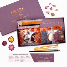 Cocktail Garnish Gift Set – Edible Flowers & Dehydrated Fruits | Premium Bar ...