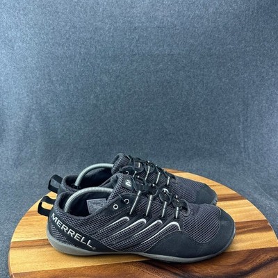 Merrell Trail Glove Mens 11.5 Medium Black Granite Barefoot Minimalist Sneakers