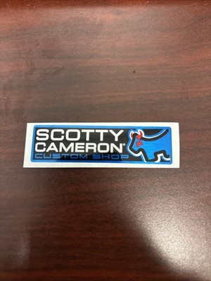 Scotty Cameron Custom Shop Junk Yard Dog Turbo Blue Shaft Band Sticker