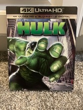 Hulk 4k (Ultra HD, 2003) w/ OOP slipcover. Wear on slipcover