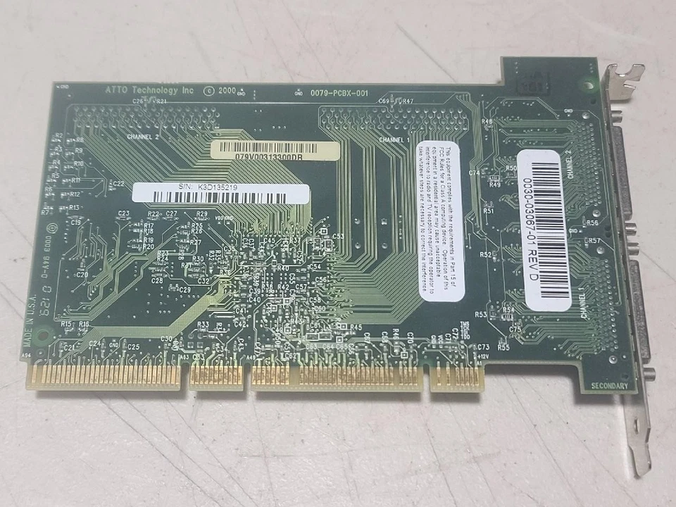 ATTO Technology Express PCI UL3D Card 0079-PCBX-001 - Image 4 of 4