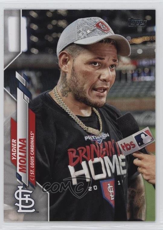2020 Topps Update SP Photo Variation Yadier Molina #U-169