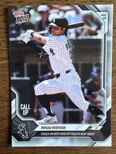 RIKUU NISHIDA 2026 Topps Now #243 MLB Debut - White Sox