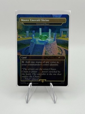 Master Emerald Shrine Command Tower FOIL #7030 NM/M MTG Magic Secret Lair Sonic