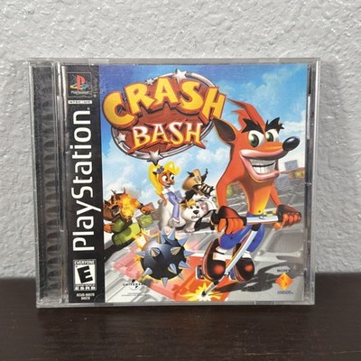 Crash Bash Sony Playstation 1 PS1 Complete CIB Black Label Tested Bandicoot