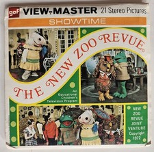 1972 New Zoo Revue View Master Packet B566 3 Reel Set  Book Classic TV Show