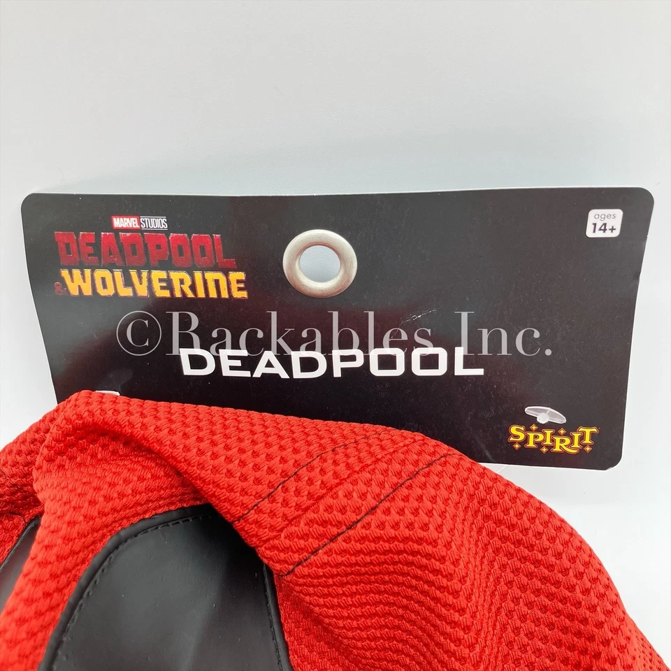 01751726 Spirit Halloween Deadpool & Wolverine Adult Deadpool Deluxe Mesh Mask - Image 4 of 4