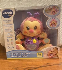 BRAND NEW Vtech Touch & Learn Musical Bee Pink Baby Toy