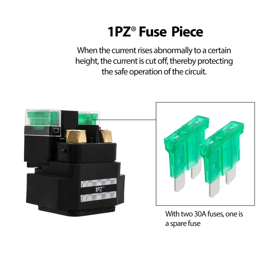 Solenoide relé de arranque para Yamaha Rhino 700 YXR700F Viking 700 YXM700DH YXM700P Foto 3 de 4