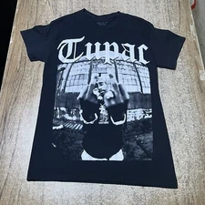 Tupac 2Pac Rap Band Tee Shirt Size S #26248