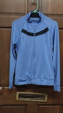 DANSKIN NOW Women's Blue Athletic Sports Zippered Jacket Size M 8-10 