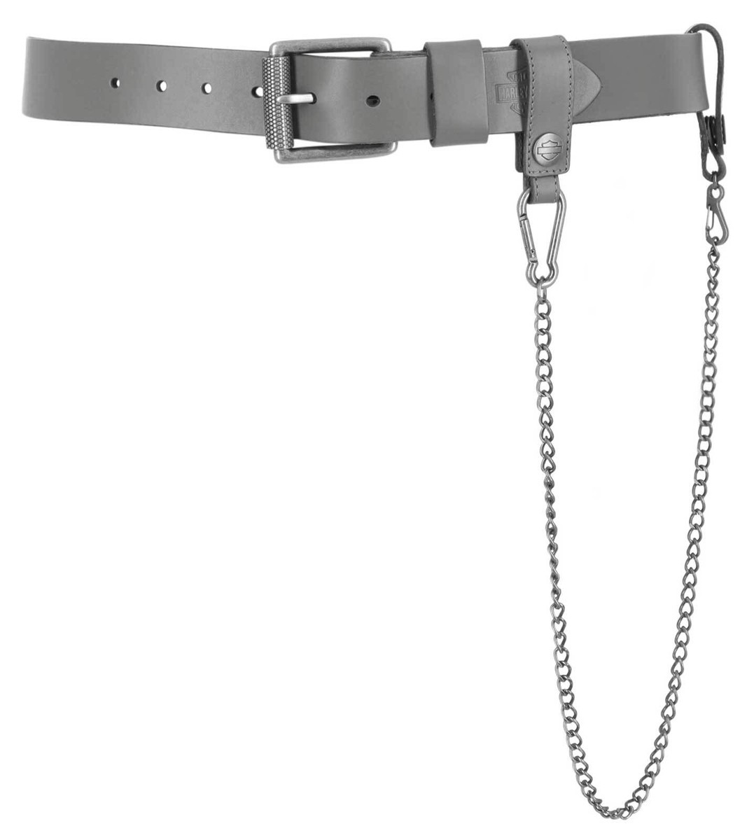 小物 Life LEATHER CHAIN BELT shade gray 小物 Life LEATHER