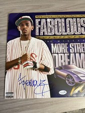 RAPPER FABOLOUS SIGNED AUTOGRAPHED VINYL LP MORE STREET DREAMS ACOA CERTIFIED RAPPER FABOLOUS SIGNED AUTOGRAPHED VINYL LP MORE STREET DREAMS ACOA CERTIFIED