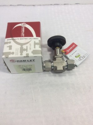 *NEW* HAM-LET H-300U-SS-HL-R-1/2-RS, 5,000 Psig@70F, Needle Valve 316 SS ONE-LOK