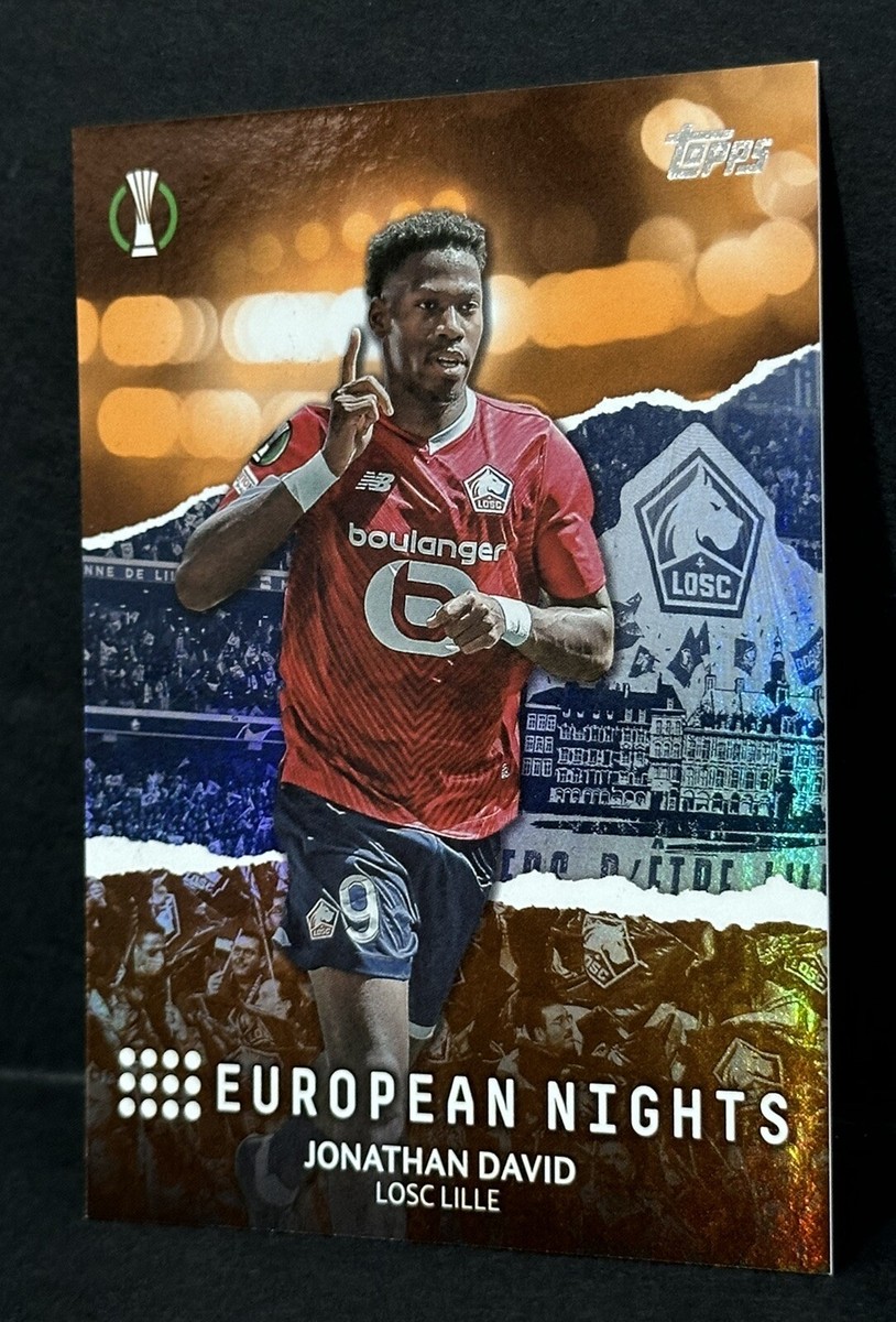 2023-24 Topps UEFA Club Competition RC Jonathan David European