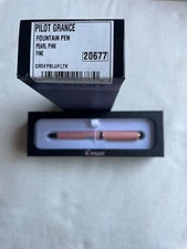 Pink Pilot Grance Fountain Pen Fine, 14k nib