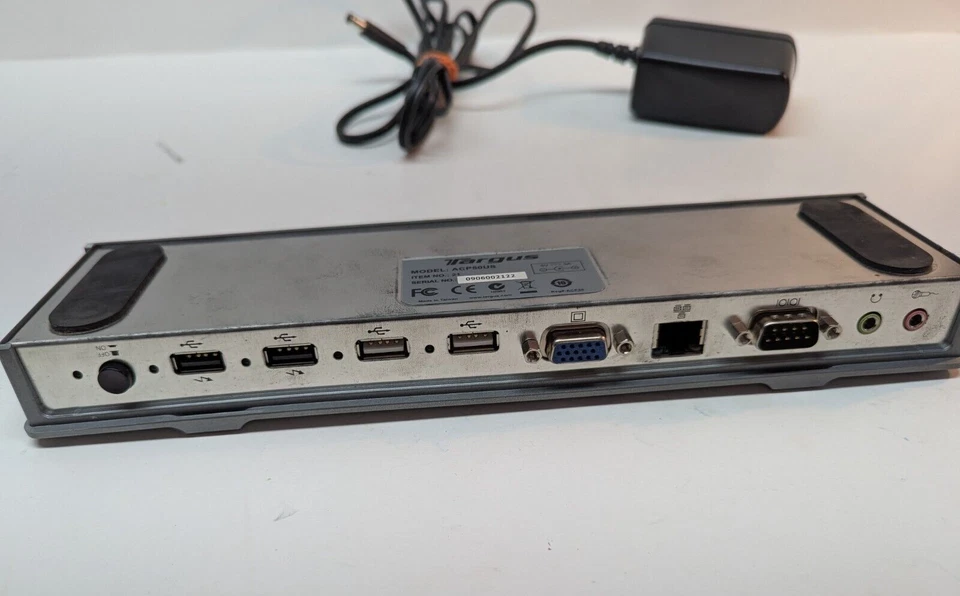Targus ACP50US Docking Laptop Station with AC Adapter 5V 3A USB VGA Network Port - Image 3 of 4