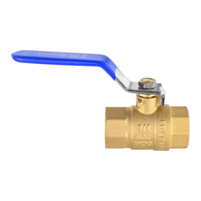 EFIELD 3/4'' × 3/4'' Female Thread NPT Ball Valve Blue Lever Brass Lead Free