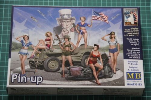 MASTER BOX MB35183 Kit Figura Plástico Escala 1:35 Pin-up - Kit Modelo Plástico - Imagen 3 de 24