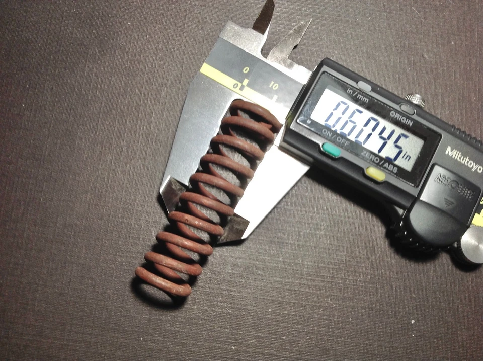 2 piezas NORS puerta inferior bisagra resortes 1964-1970 Ford Fairlane Mustang Falcon Torino Foto 4 de 4