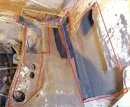 Kit de reparación de óxido Porsche 914 Hell Hole Major Foto 2 de 2