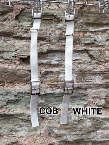 BRIDLE PARTS webbing CHEEK HEADPIECE THROAT BROWBAND 3/4" Shetland pony cob F/S - Picture 28 of 29