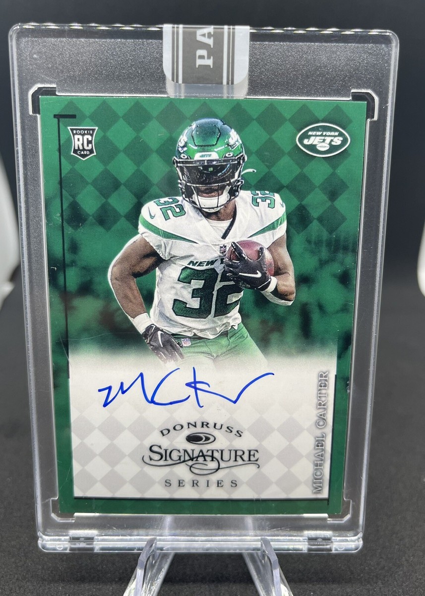 2022 PANINI Signature Series AUTOGRAPH Michael Carter Rookie